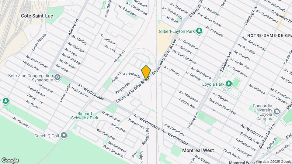 7390 De La Map and Location Details