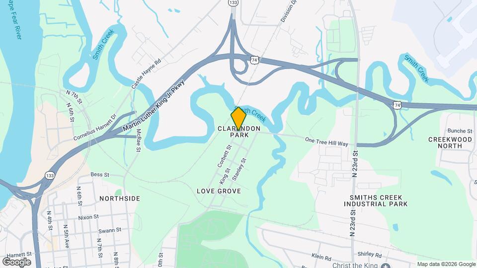 1624 Corbett St Map and Location Details