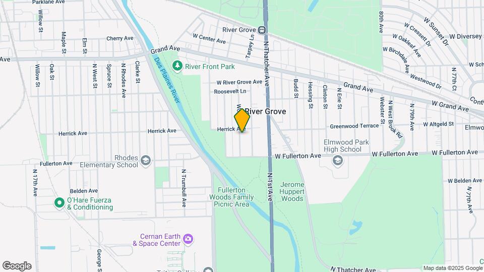 8003 W Belmont Ave Map and Location Details