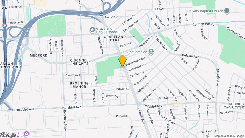 1410 Dundalk Ave Map and Location Details