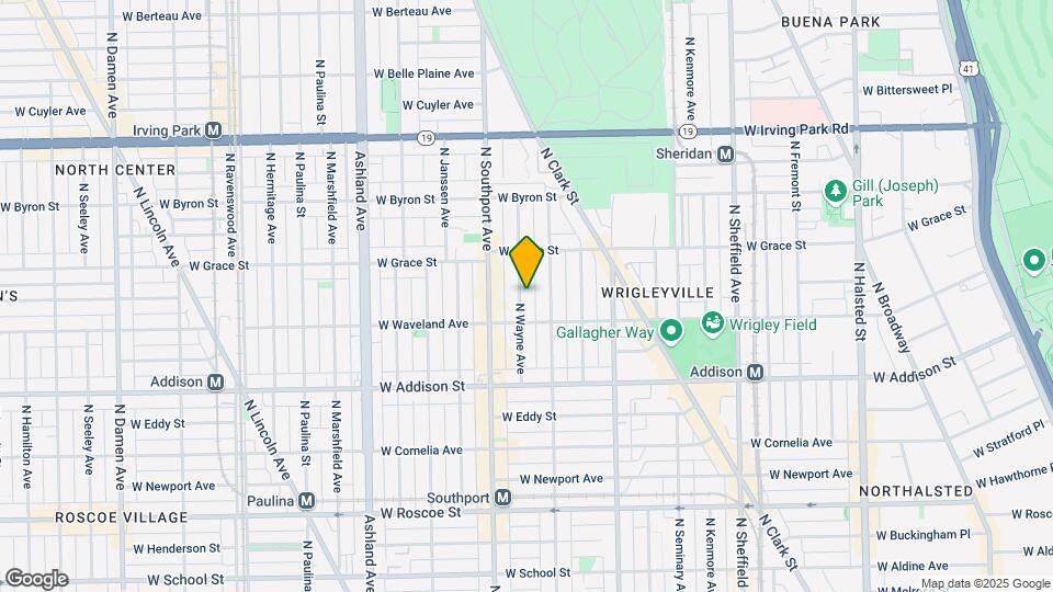 3727 N Wayne Ave Map and Location Details