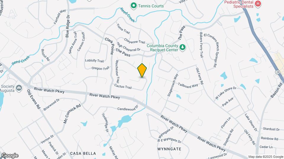 325 Hackamore Trail Map and Location Details