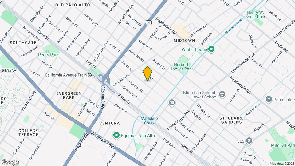 2733 Bryant St Map and Location Details