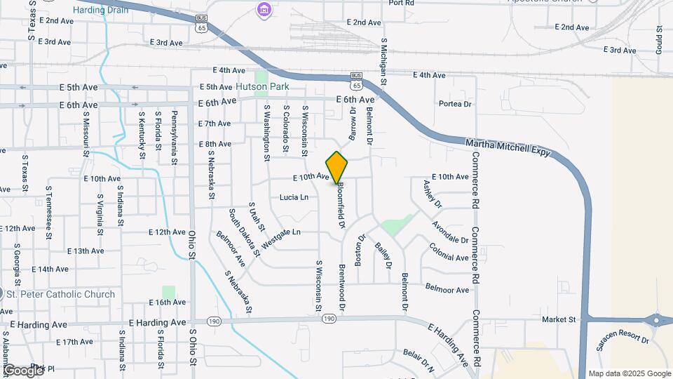 1004 Bloomfield Dr Map and Location Details