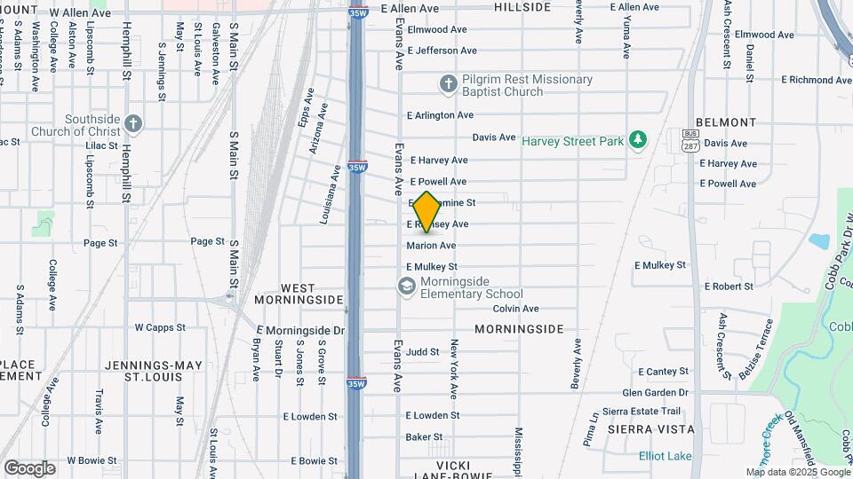 929 Marion Ave Map and Location Details
