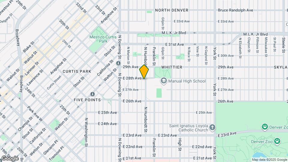 2755 N Humboldt St Map and Location Details