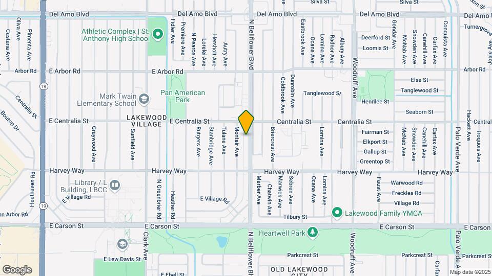 4419 N Bellflower Blvd Map and Location Details
