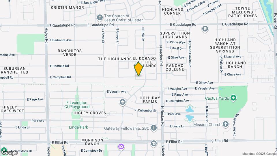 3840 E Campbell Ave Map and Location Details