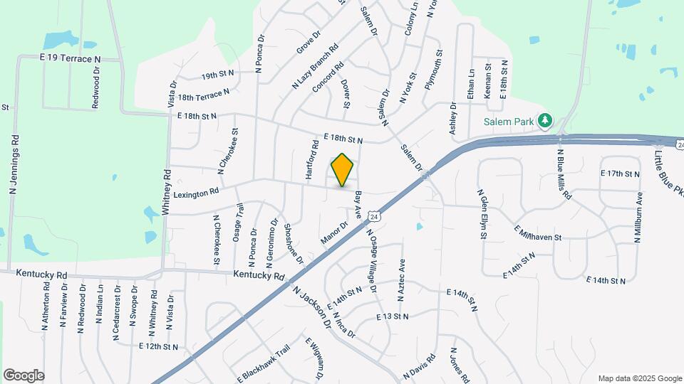 18905 Lexington Rd Map and Location Details