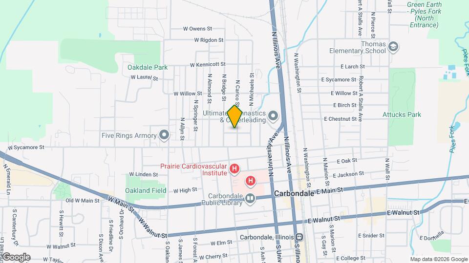 600 N Carico St Mapa y Detalles de la Ubicación