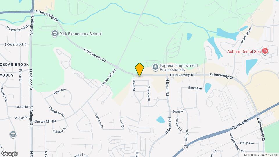 821 Choctaw Ave Map and Location Details