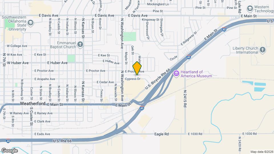 420 Cypress St Map and Location Details