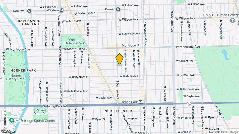 4237-4241 N Damen St Mapa y Detalles de la Ubicación