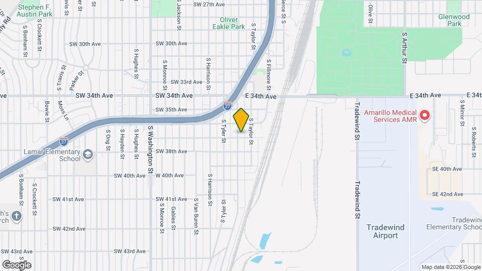 3611 S Polk St Map and Location Details