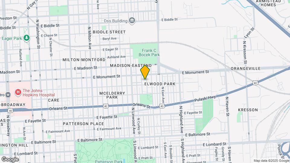 600 N Decker Ave Map and Location Details