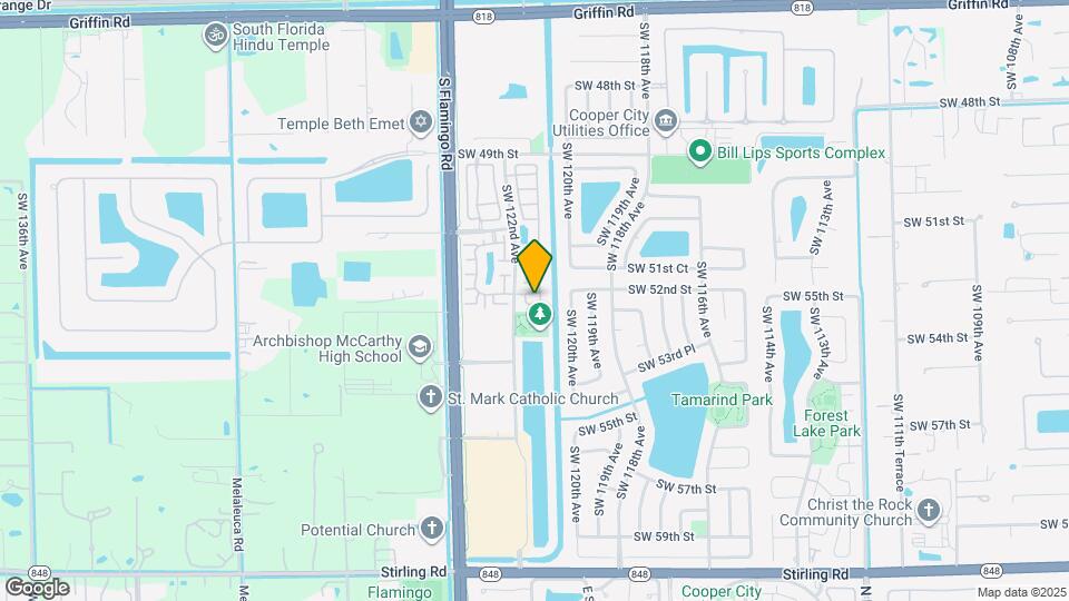 5263 SW 121st Ave Map and Location Details