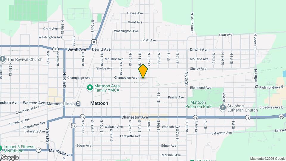 1017 Champaign Ave Map and Location Details