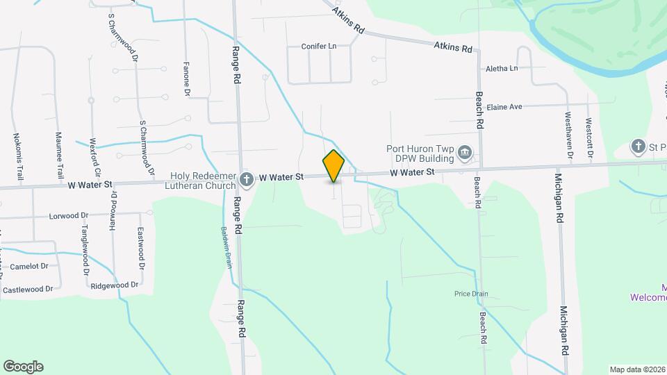 4345 W Water St Mapa y Detalles de la Ubicación