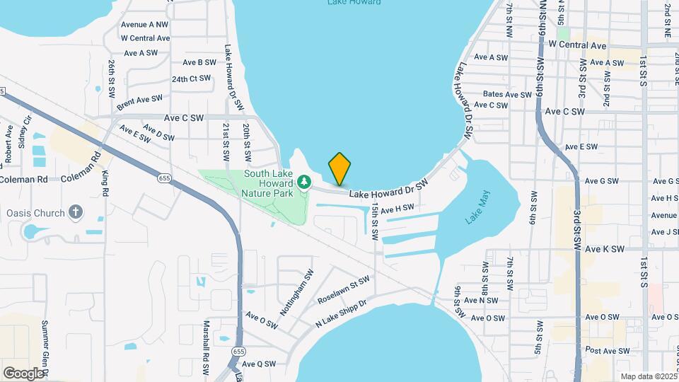 1549 N Lake Howard Dr Mapa y Detalles de la Ubicación
