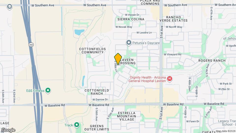 5437 W Maldonado Rd Map and Location Details