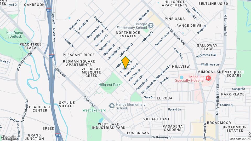 1320 Longview St Map and Location Details