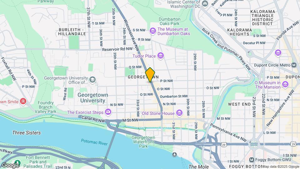 3231 P St NW Map and Location Details