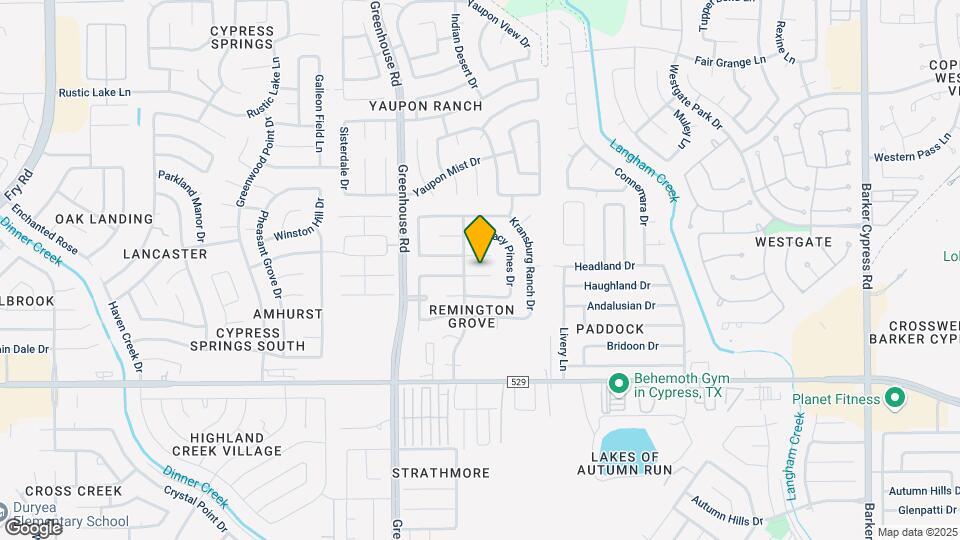 19026 Yellow Thrush Dr Map and Location Details
