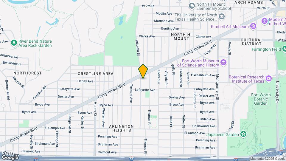 1815 Hillcrest St Map and Location Details