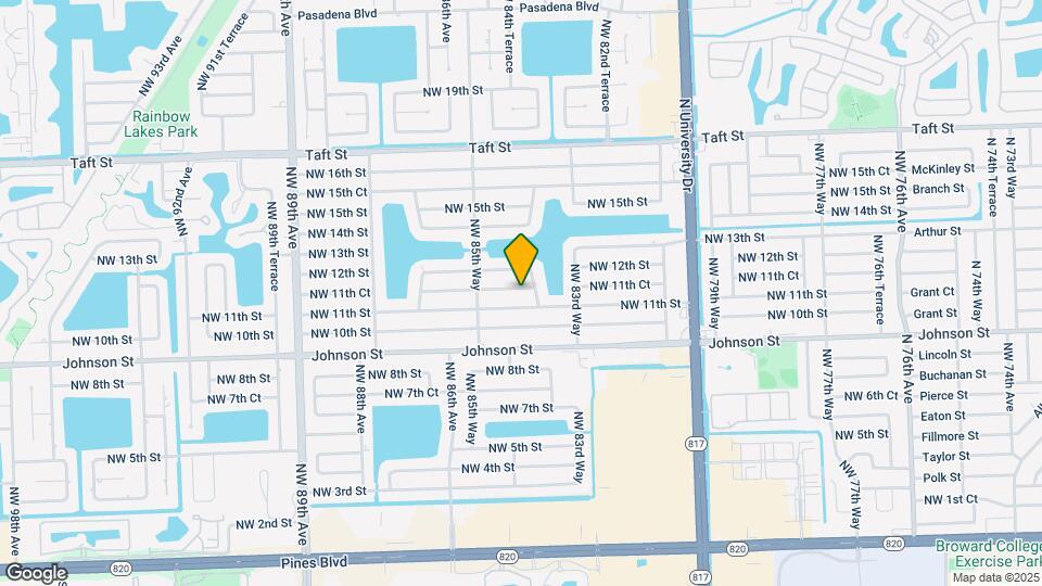 8440 NW 11th Ct Map and Location Details