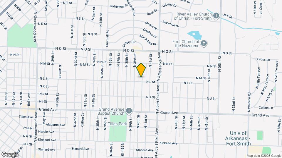 1405 N 40th St Map and Location Details