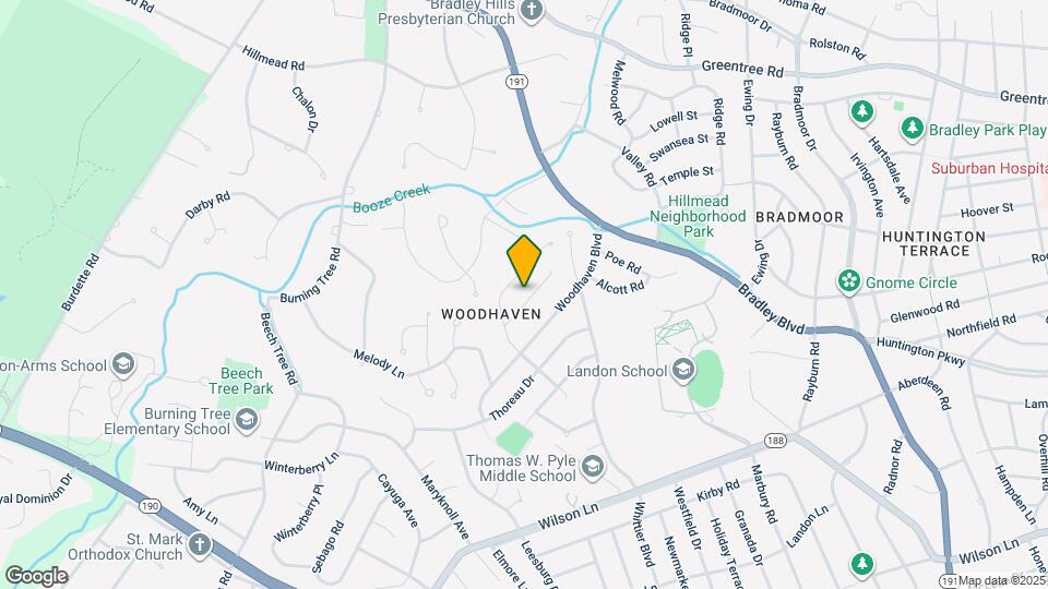 8308 Whitman Dr Map and Location Details