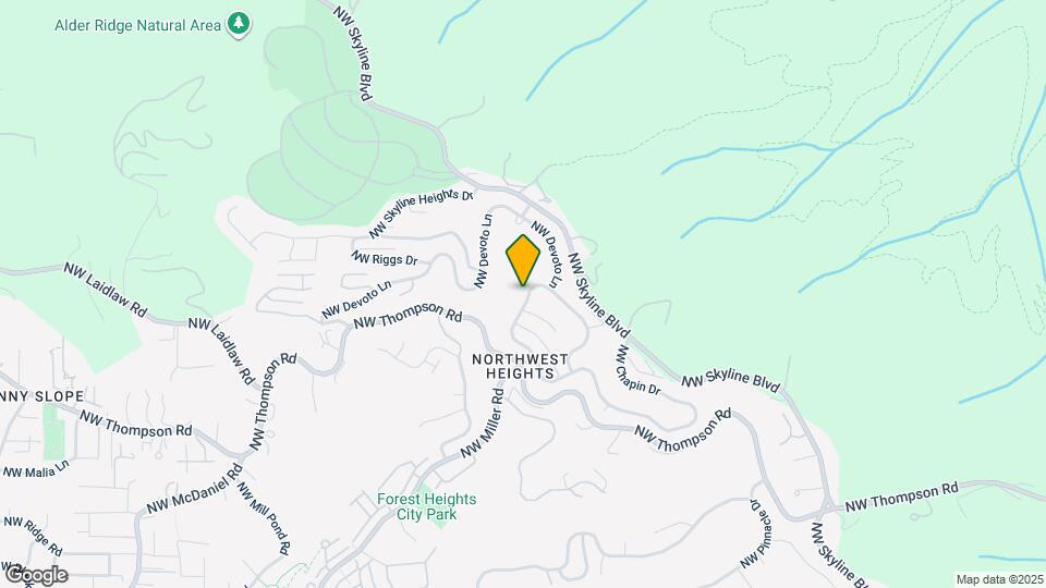 3613 NW Chapin Dr Map and Location Details