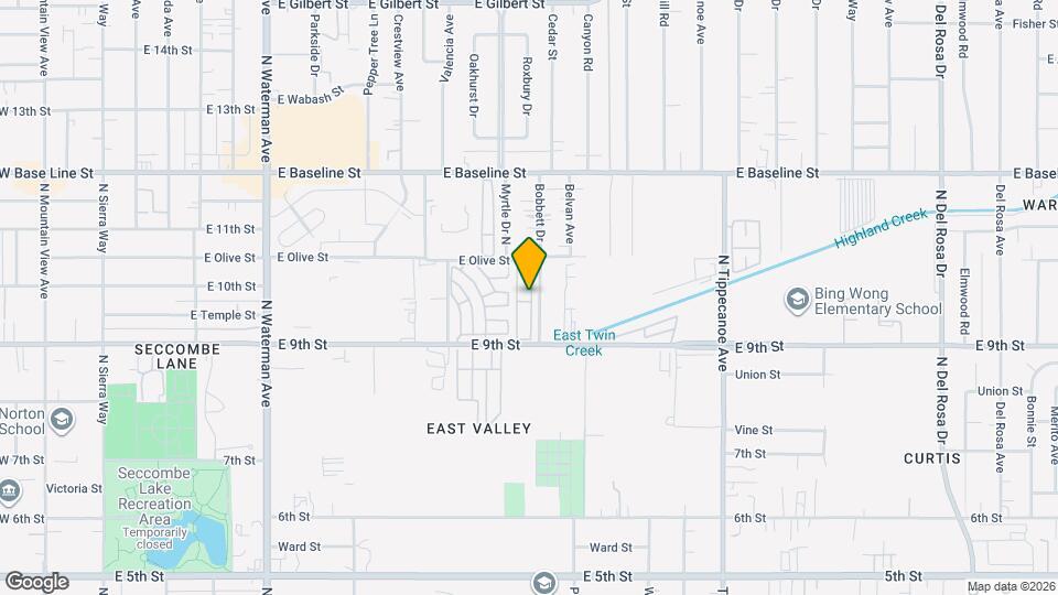 780 E 9th St Map and Location Details