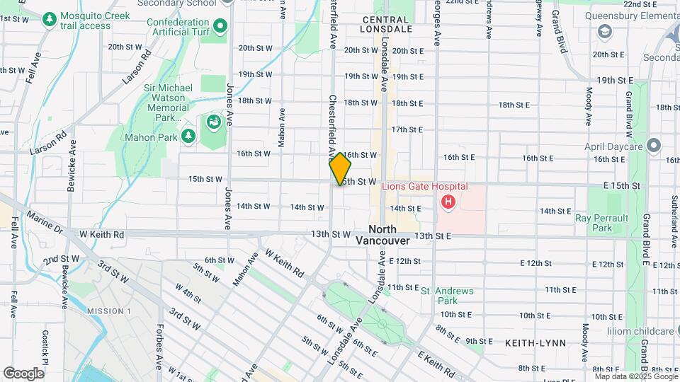 1430 Chesterfield Ave Map and Location Details