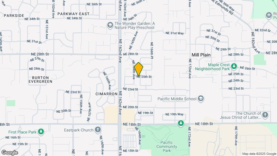 2420 NE 165th Ave Map and Location Details