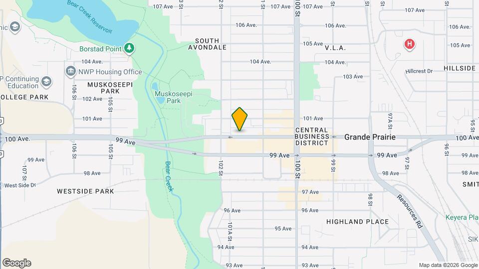 10124 100 Av Map and Location Details