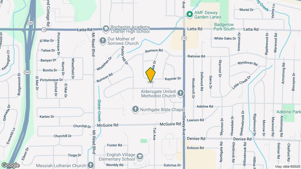 232 Meadowbriar Rd Map and Location Details