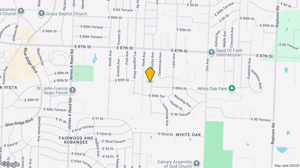 8818 Kentucky Ave Map and Location Details