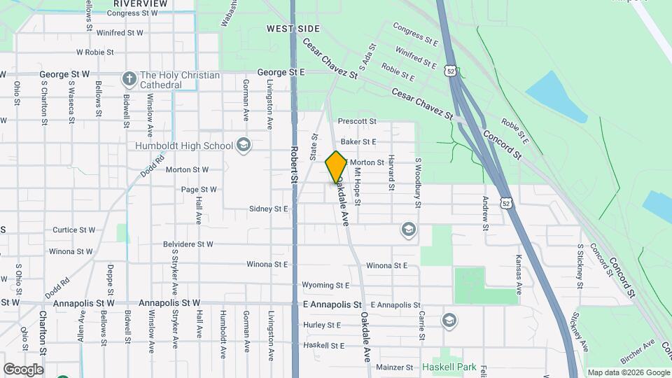 711 Oakdale Ave, Unit 1 Mapa y Detalles de la Ubicación