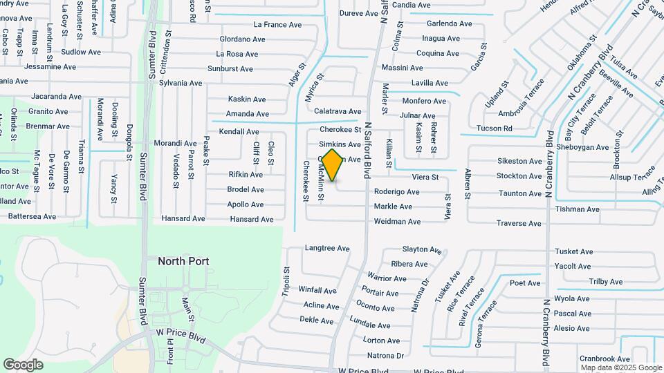 2431 Frantz St Map and Location Details