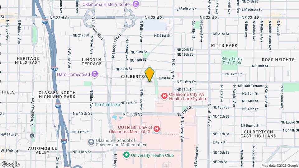 821 NE 16th St Map and Location Details