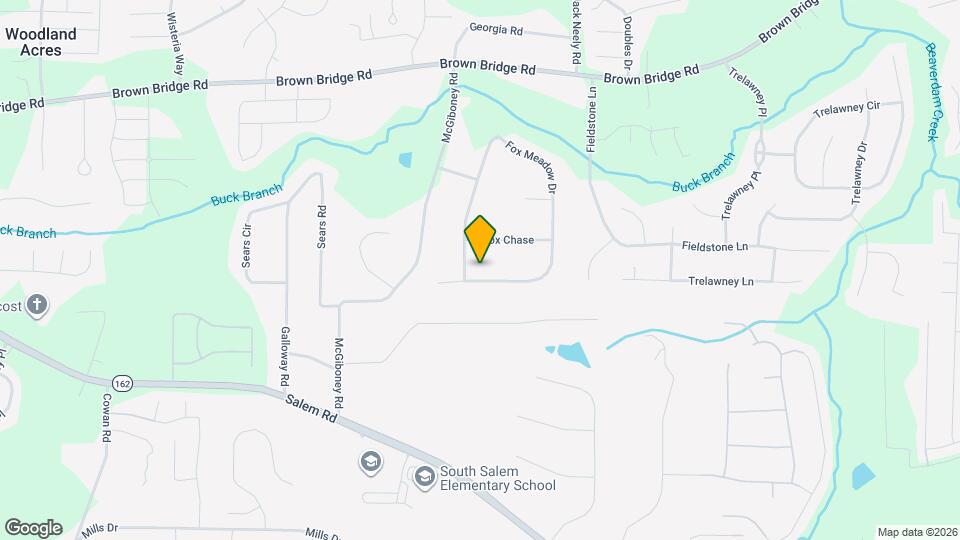 185 Fox Meadow Dr Mapa y Detalles de la Ubicación