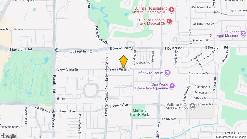 Sierra Vista Square Apartments Map and Location Details
