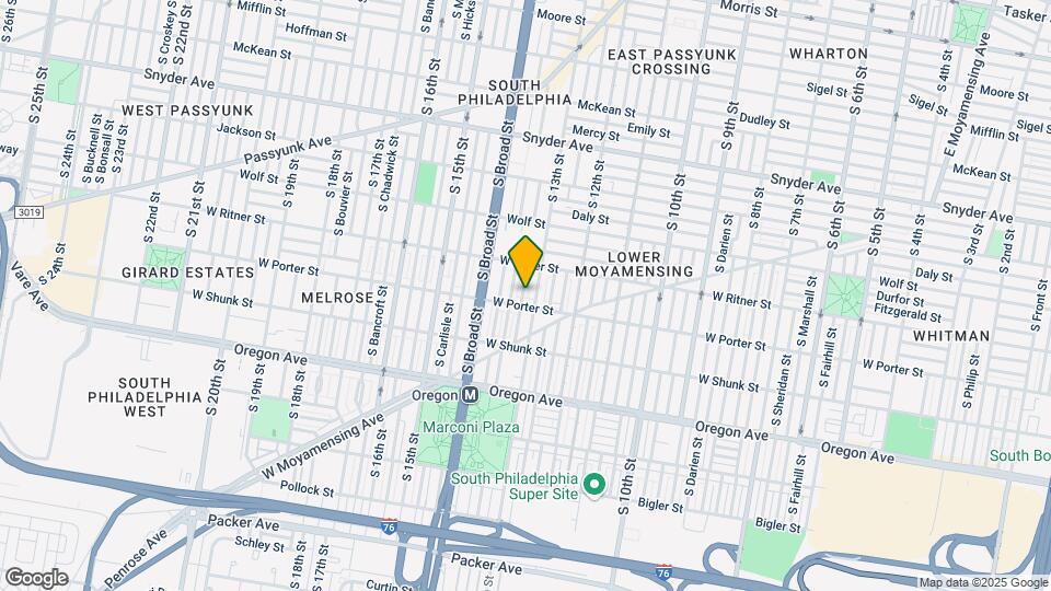 2443 S Clarion St Map and Location Details