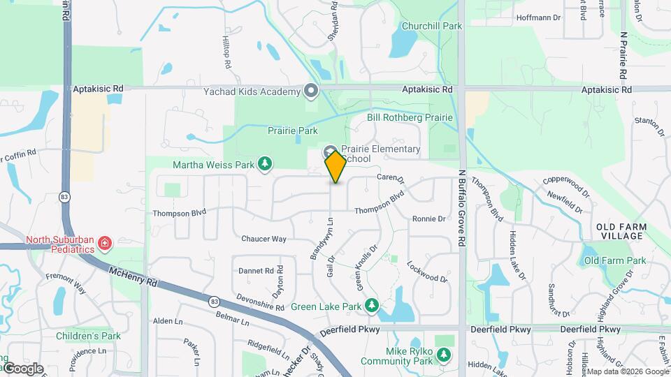 1471 Brandywyn Ln Map and Location Details