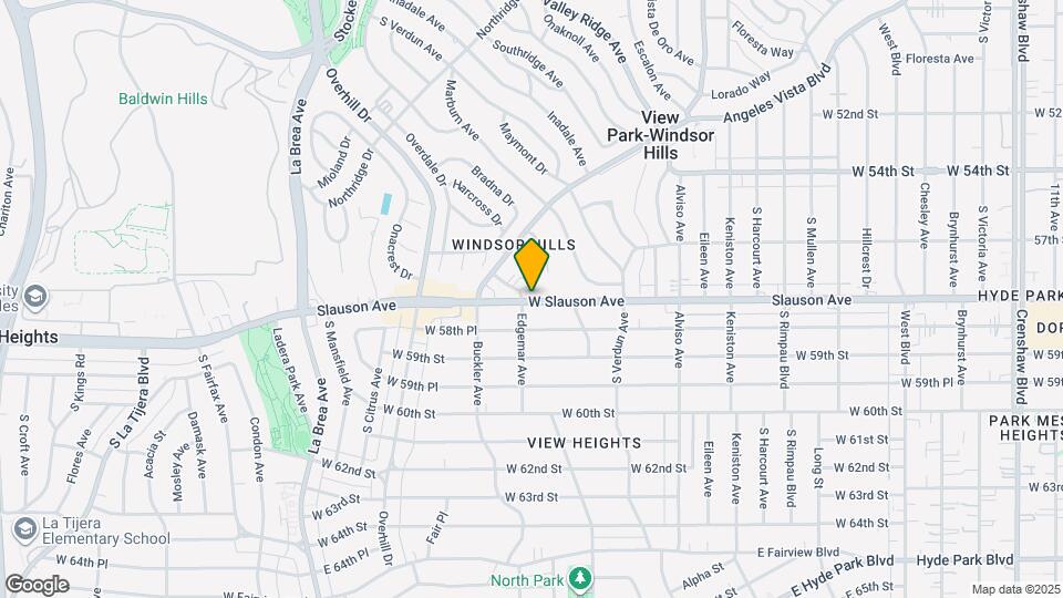 4247 W Slauson Ave Map and Location Details