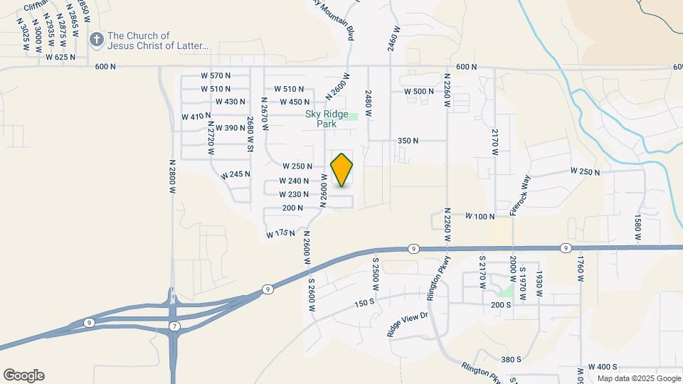 2560 W 225 N Map and Location Details