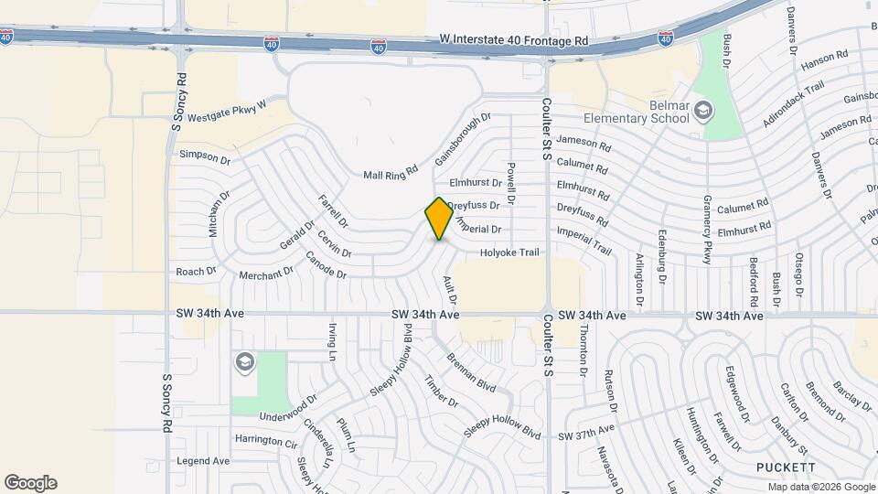 7603 Canode Dr Map and Location Details