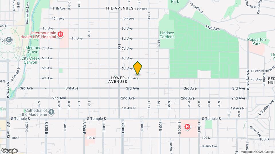 687 E 4th Ave Mapa y Detalles de la Ubicación