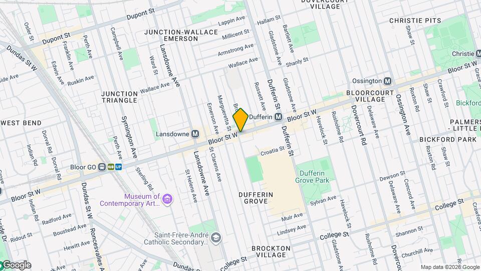 1187-1189 Bloor St W Map and Location Details